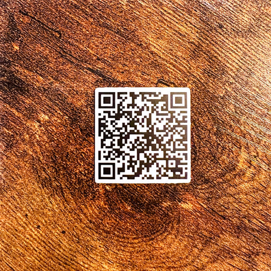 Break My Back Like A Glow Stick Daddy QR Code Sticker