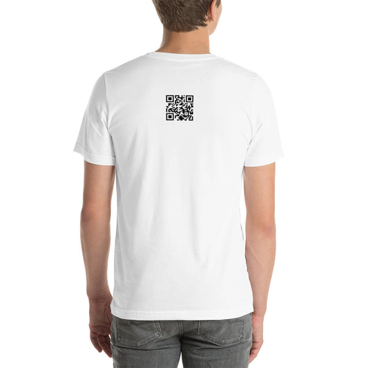 East Ass, Sling Brass, Aim Center Mass with Sit On My Face QR Code T-Shirt