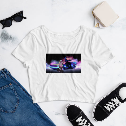 The Mandahoerian & The DeLorean Crop Tee