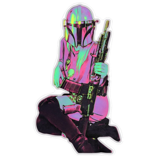 The Mandahoerian Sticker