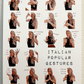 Italian Popular Gestures Poster